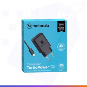 Carregador Turbo Power 30W Motorola USB-C